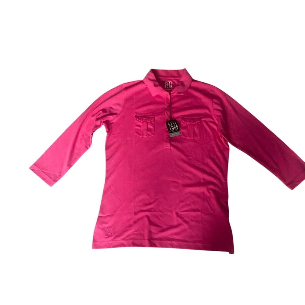 Kate Lord Pink Performance Shirt-4 small shirts and 1 medium shirt